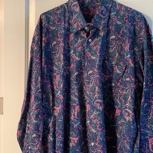Alan Flusser men’s button shirt